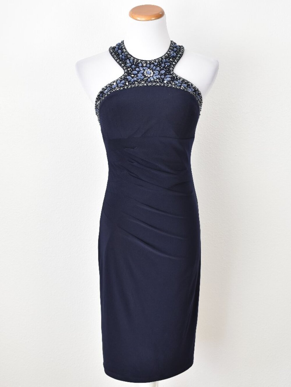 Cache Beaded Sheath Cocktail Dress NEW - 4